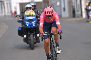 Alberto Bettiol (EF Education First) on his way to a solo victory at Tour of Flanders