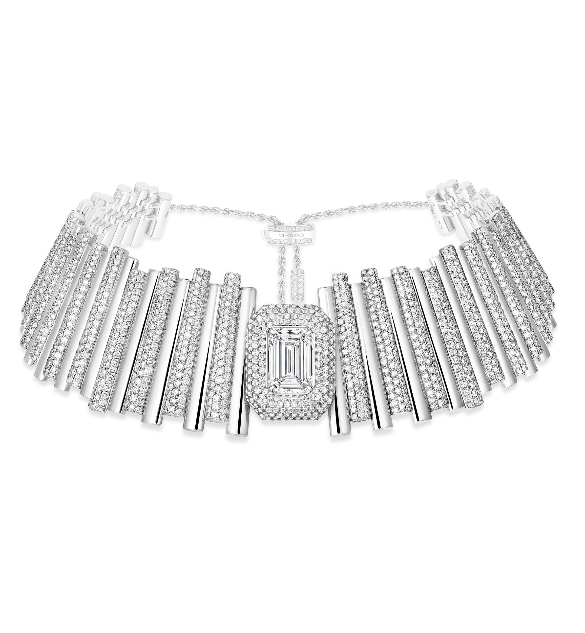 Messika Terres Des Contrastes Roc necklace