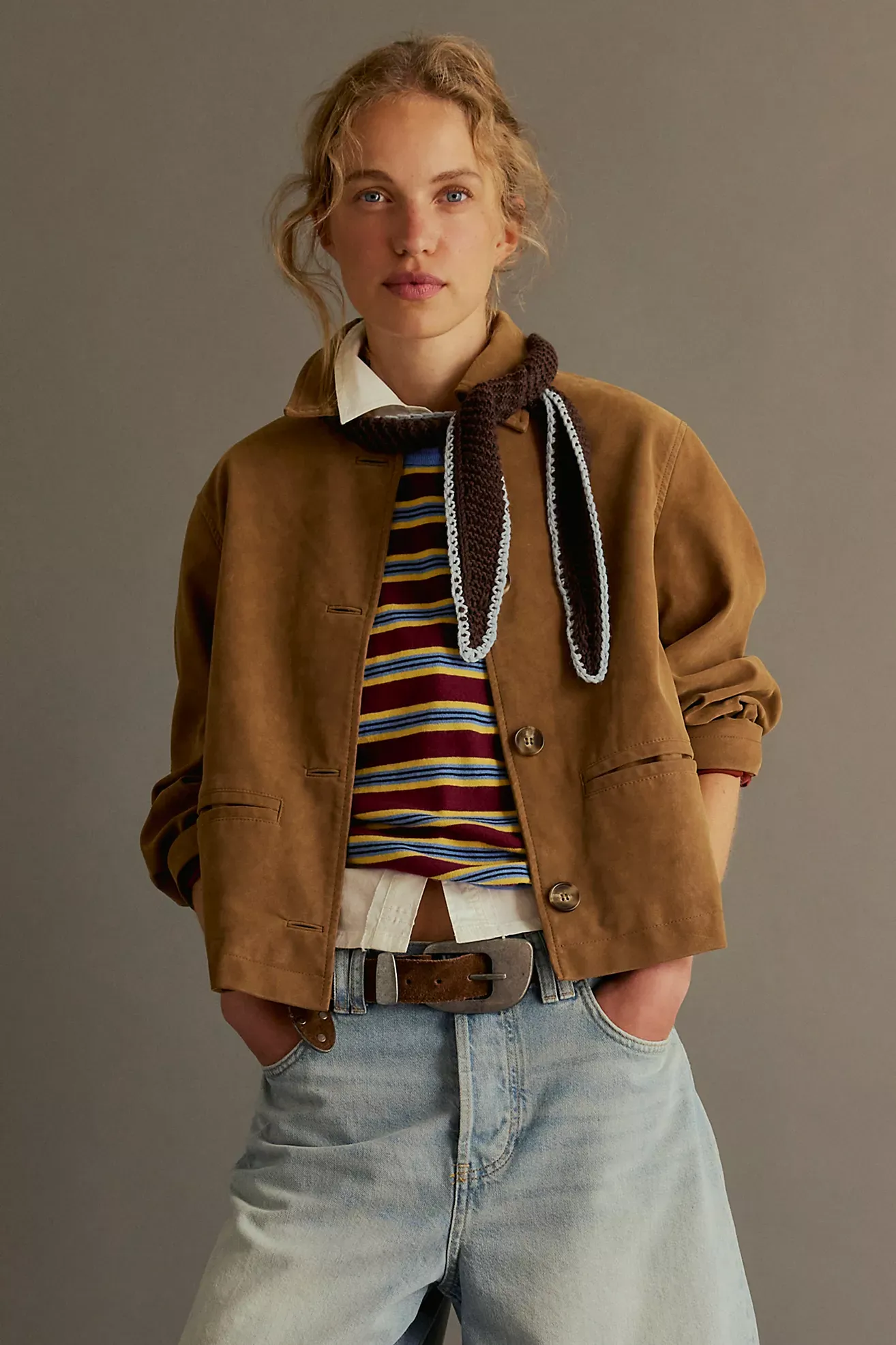 We the Free Hera Vegan Suede Jacket