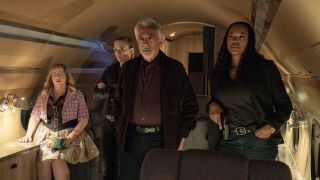 The BAU on the plane in Criminal Minds: Evolution Season 2x05