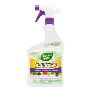 A bottle of garden fungicide