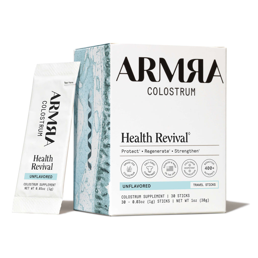 Armra Colostrum Unflavored Travel Sticks