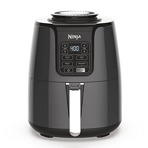 Ninja Air Fryer, 4 Qt Capacity, 4-In-1 Crisp, Roast, Reheat, and Dehydrate, Dishwasher Safe Parts, 105°f-400°f, 1550 Watt, Grey, Af101