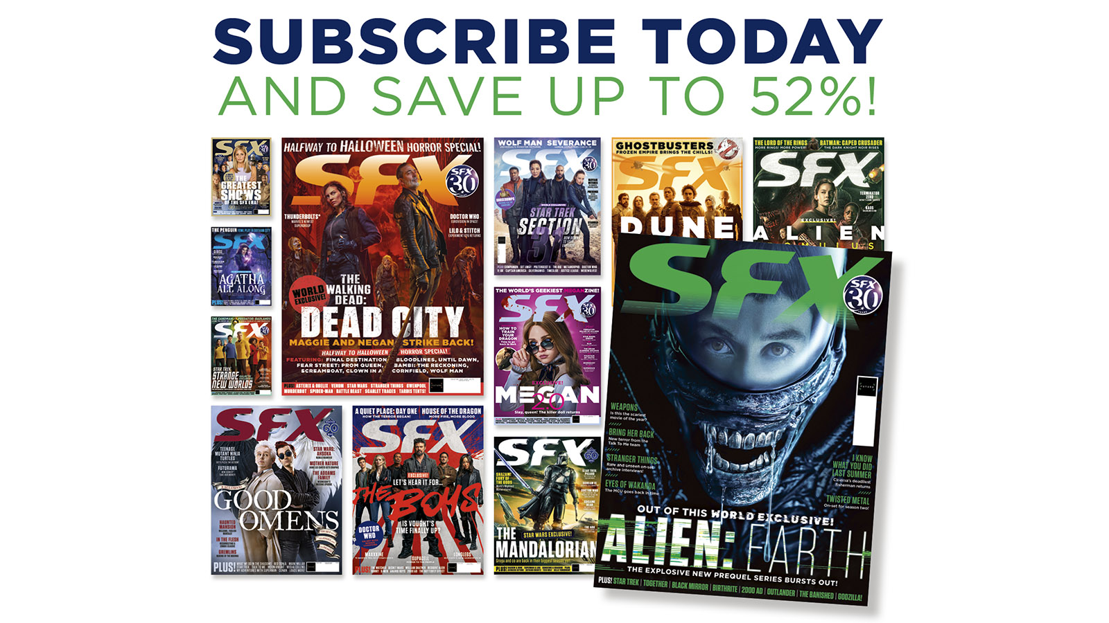 A selection of SFX covers.