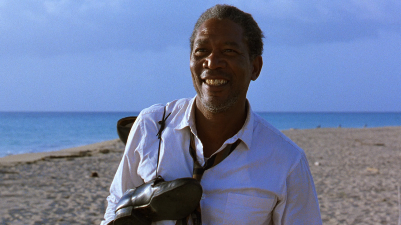 Morgan Freeman in The Shawshank Redemption