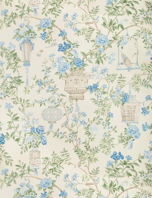Jardin Fleur Floral Wallpaper