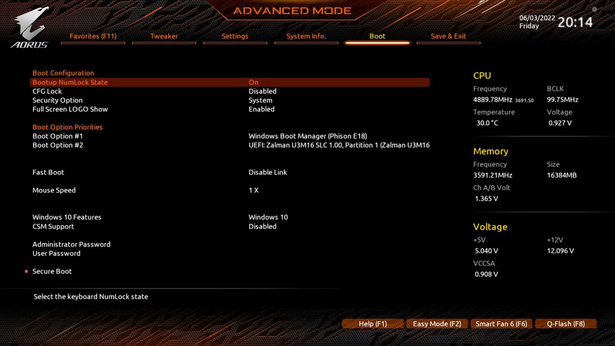 Gigabyte B660I Aorus Pro