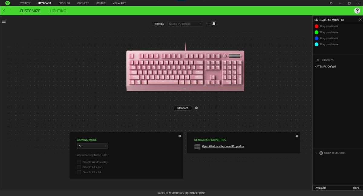 Razer BlackWidow V3 Quartz