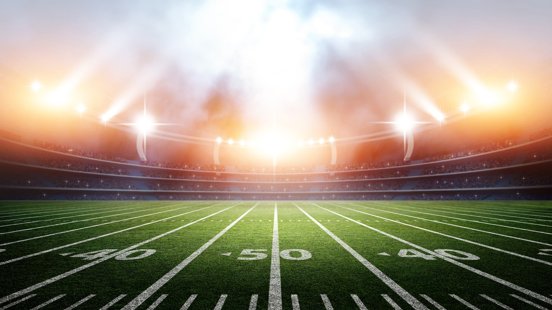 Cisco supplied image of an American Football field.