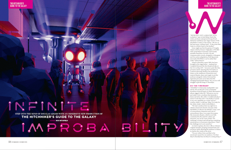 Concept art for the new immersive theatre production.