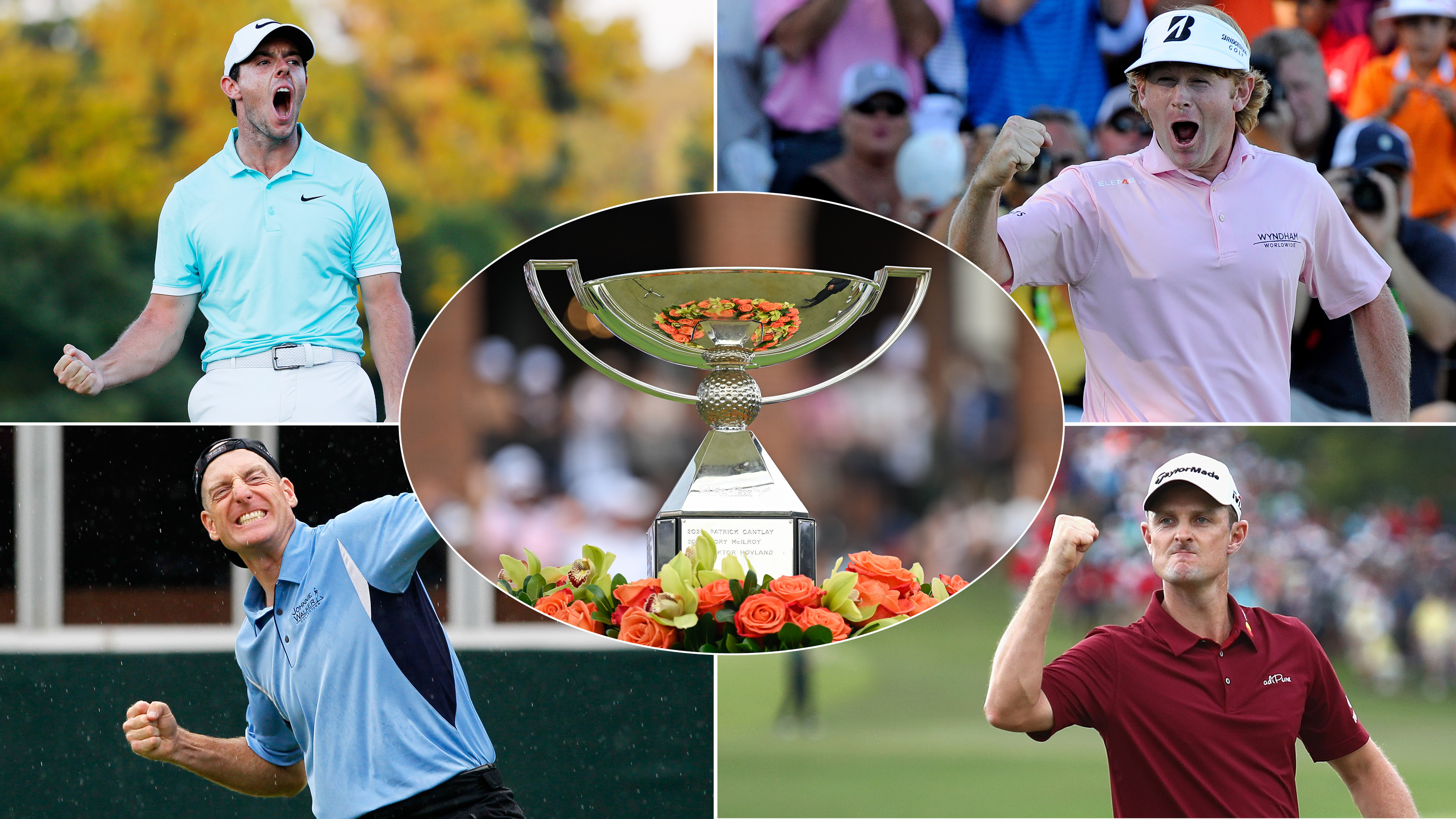 Images of FedExCup winners