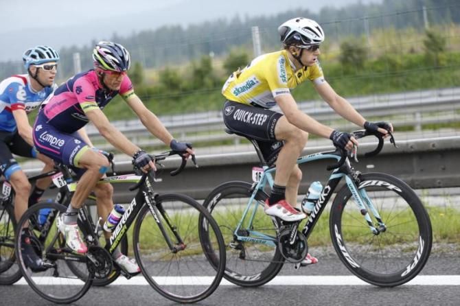 Petr Vakoc (Omega Pharma) shows the strain