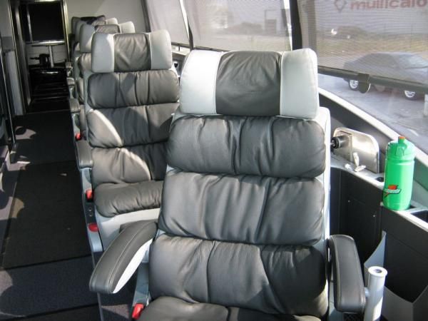 The riders' seats are better than business class