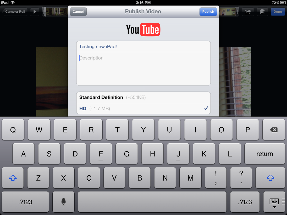 how to post a youtube video on facebook from iphone
