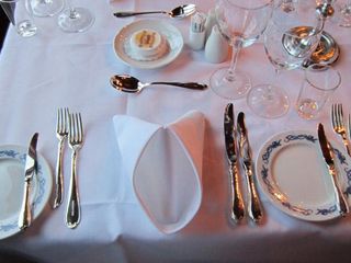 A fancy table setting