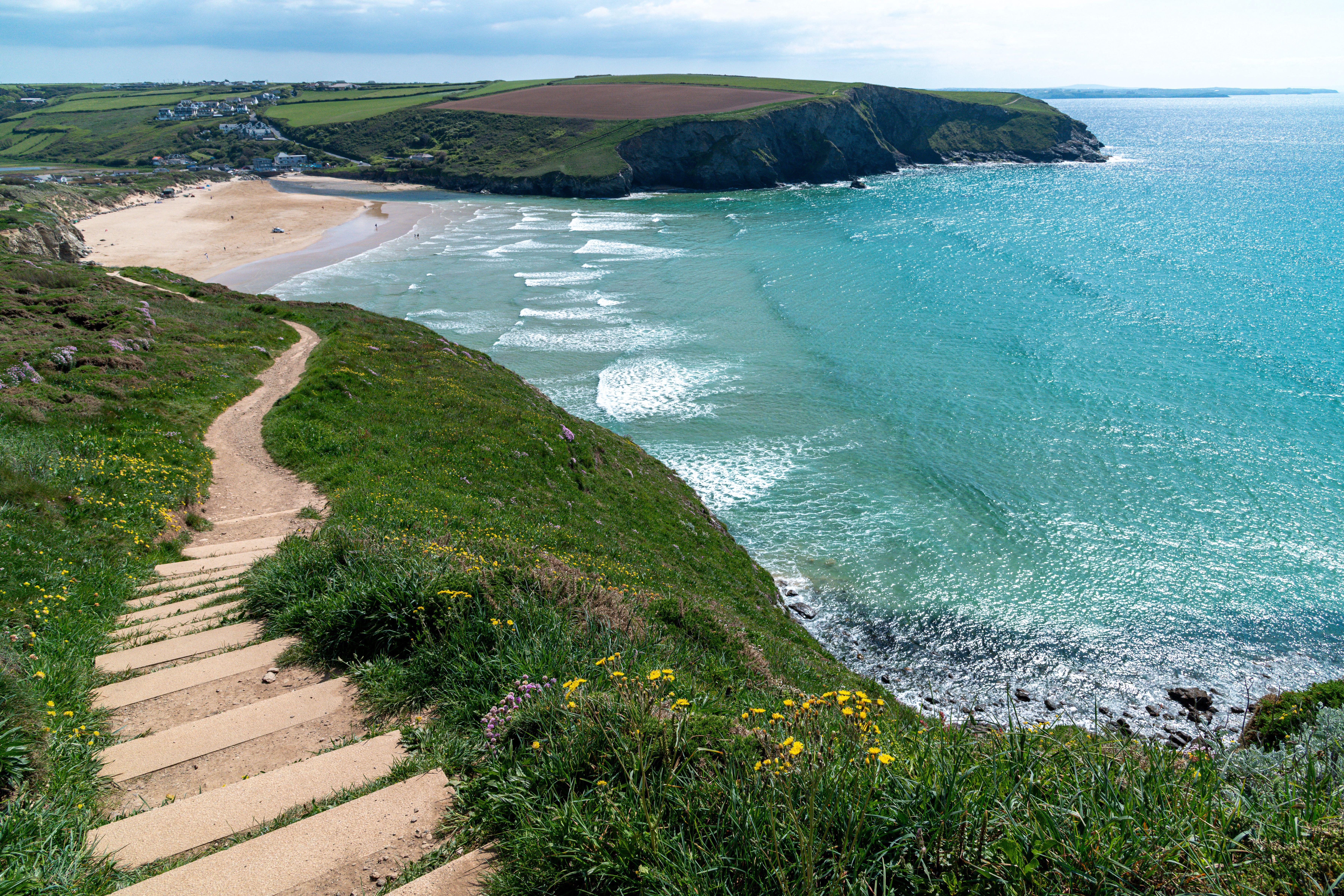 Mawgan Porth in Cornwall 