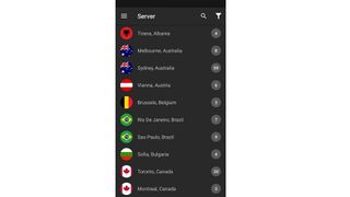 Android server list