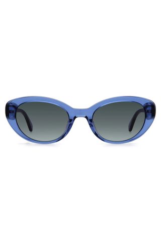 kate spade crystals 51mm round sunglasses