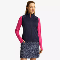 Puma Cloudspun Full Zip Heathered Vest | Up to 50% off at PGA TOUR SuperstoreWas $80 Now $39.97