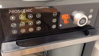 Proscenic T31 Air Fryer Oven being tested in writer's home