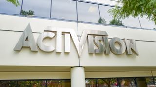 Activision sign in Los Angeles, California (2018).