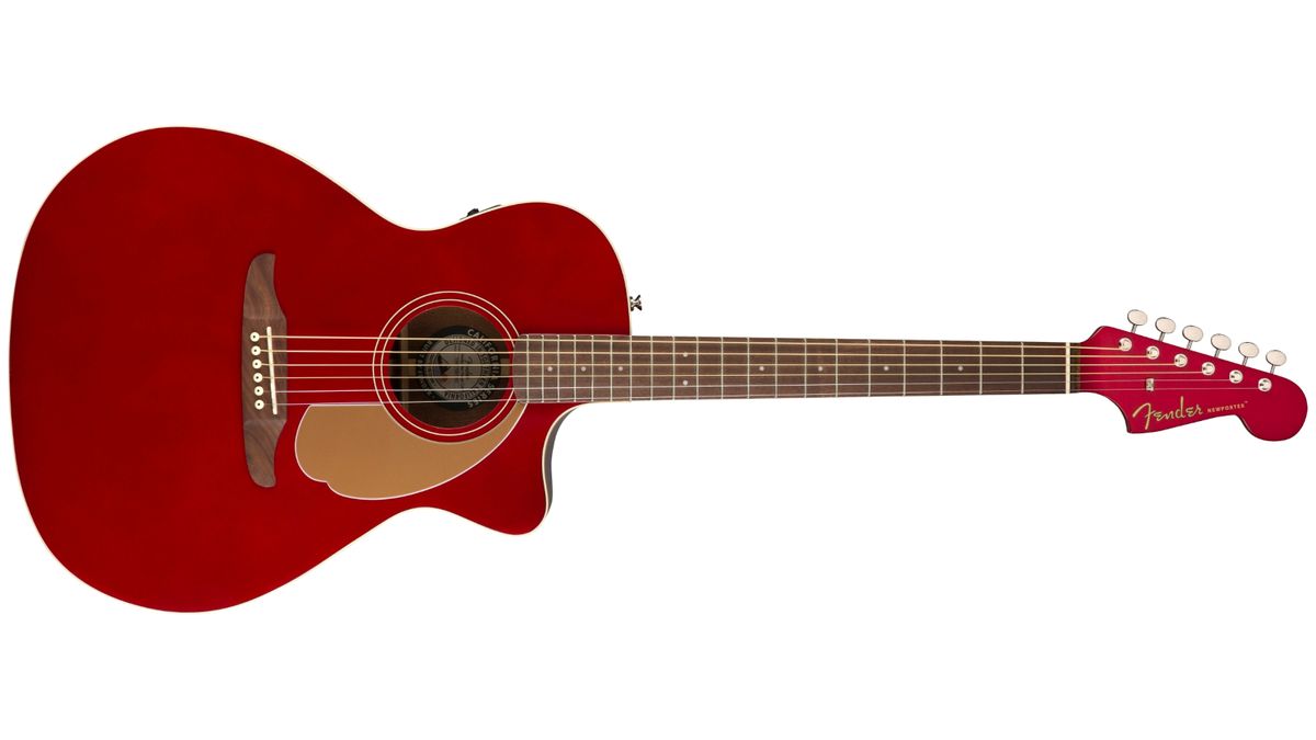 Fender Newporter Player in Candy Apple Red finish