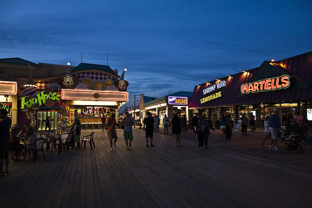 A Jersey Shore boardwalk