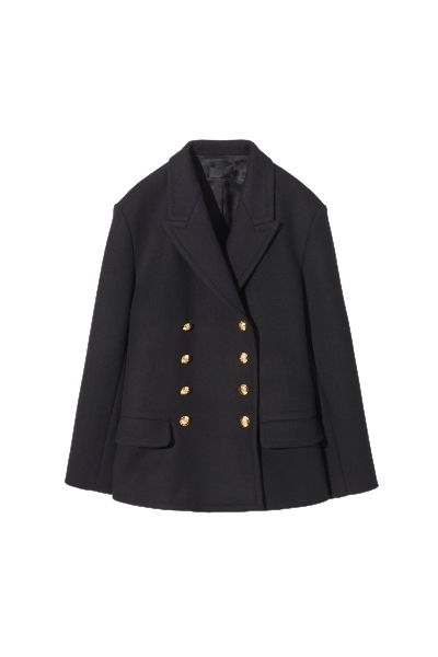 PASCAL DB BREASTED SHORT COAT