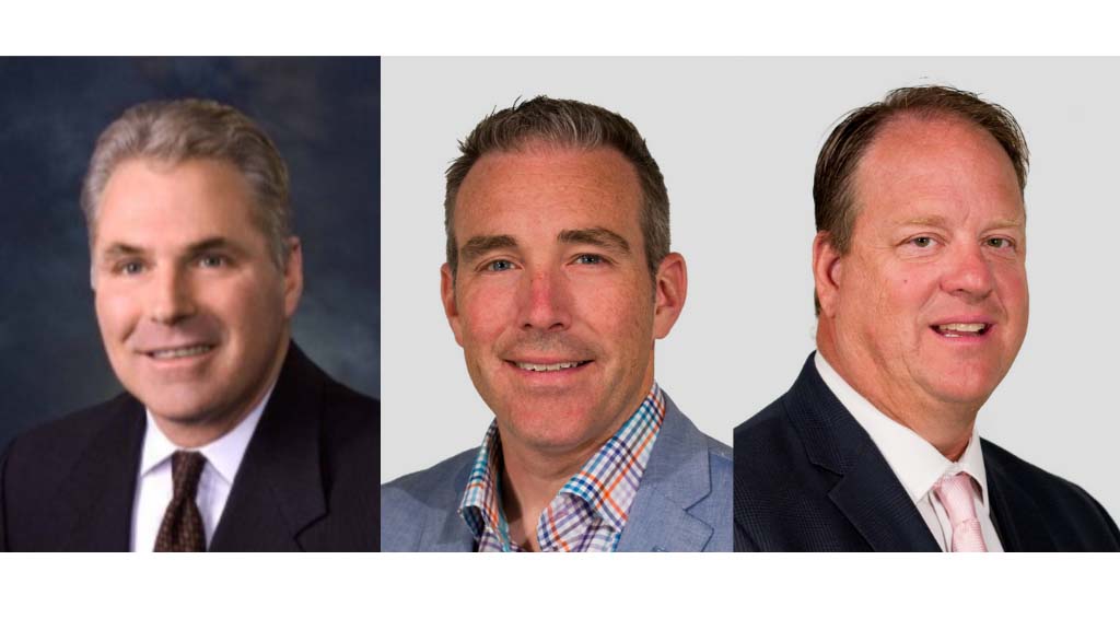 (From l.): Chris Cornelius, Colin Benedict and Neal Oberg