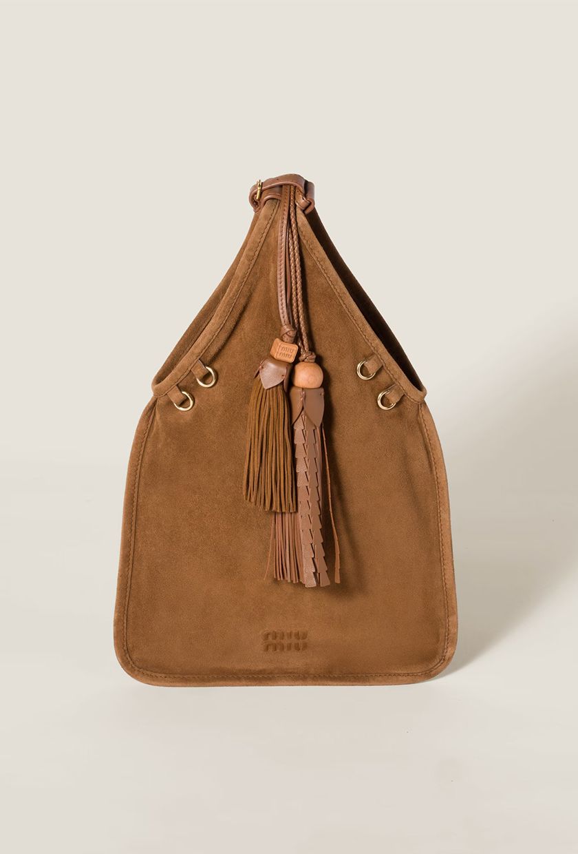 Miu Miu, Suede Handbag