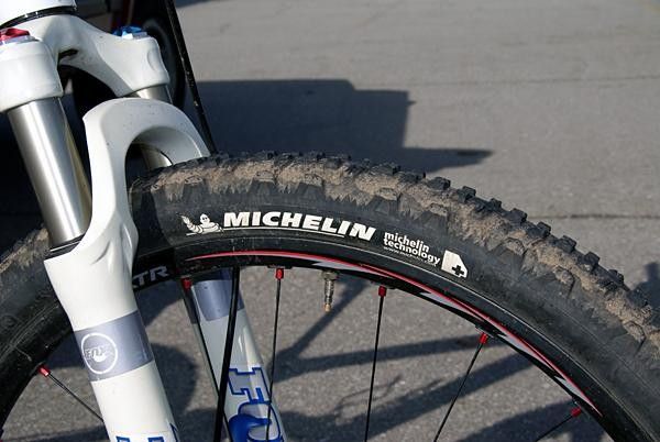 A beefier front tire kept Emmett upright in the corners&hellip;
