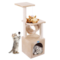 Jaxpety 36-in Cat Tree &amp; Condo Scratching Post Tower RRP: $99.99 | Now: $39.99 | Save: $60.00