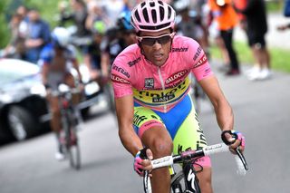 Alberto Contador on stage sixteen of the 2015 Tour of Italy