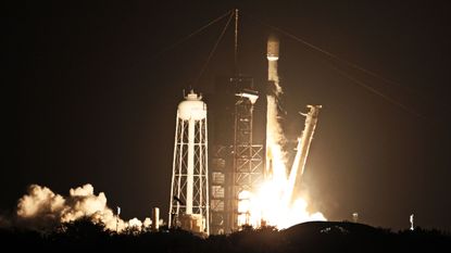 A Japanese rocket sets off for the Moon