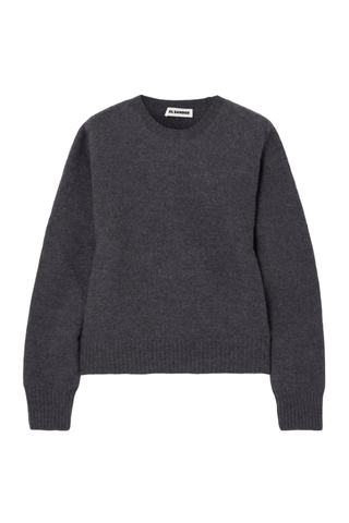 Jil Sander Brushed-Wool Sweater on white background