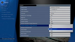 The upscaling options in Final Fantasy 7 Rebirth PC version