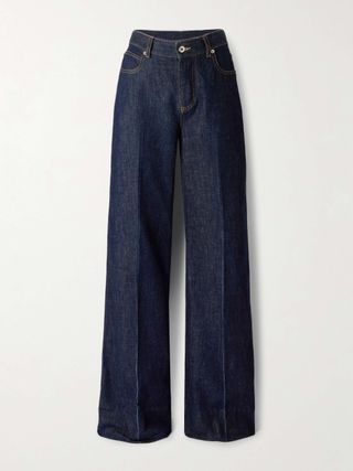 High-Rise Straight-Leg Jeans