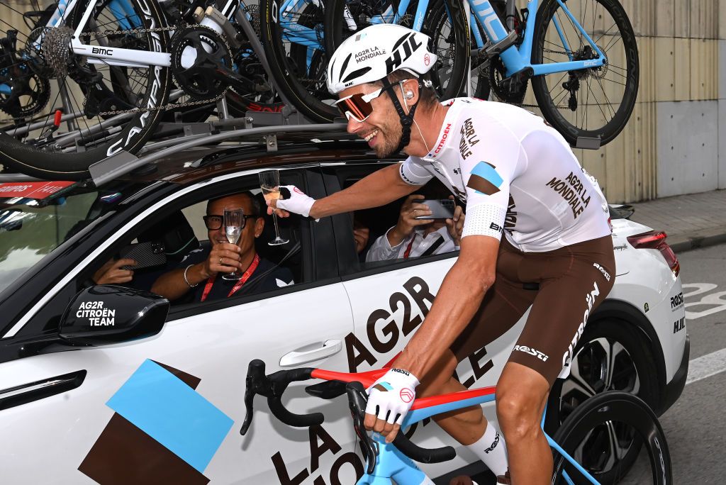 Mika&euml;l Cherel (AG2R Citro&euml;n) rode his last professional race today