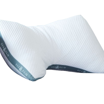 Eli and Elm Side Sleeper Pillow against a white background