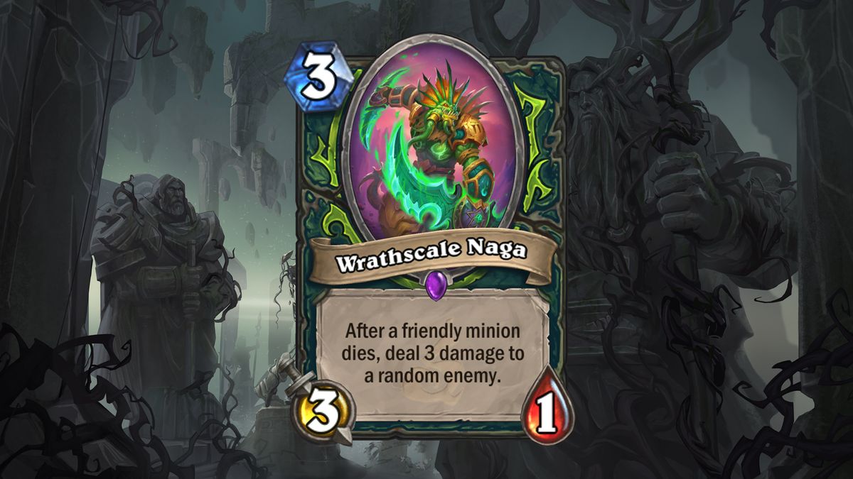 Hearthstone Wrathscale Naga Card