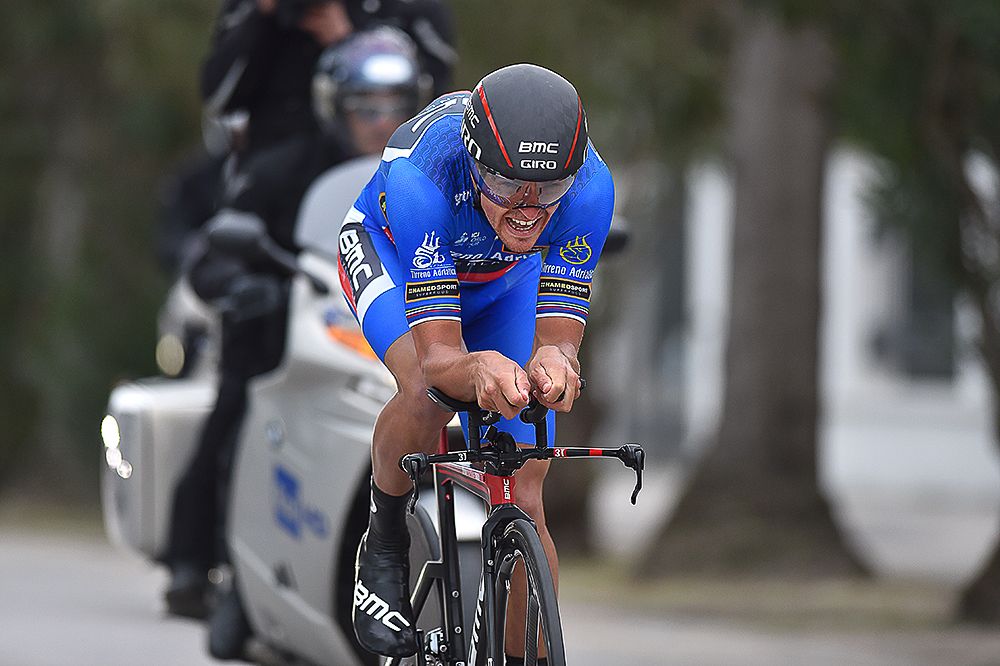 Greg Van Avermaet held onto the overall lead during stage 7 at Tirreno-Adriatico