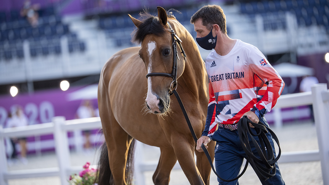 Olympic showjumping trot-up - Scott Brash