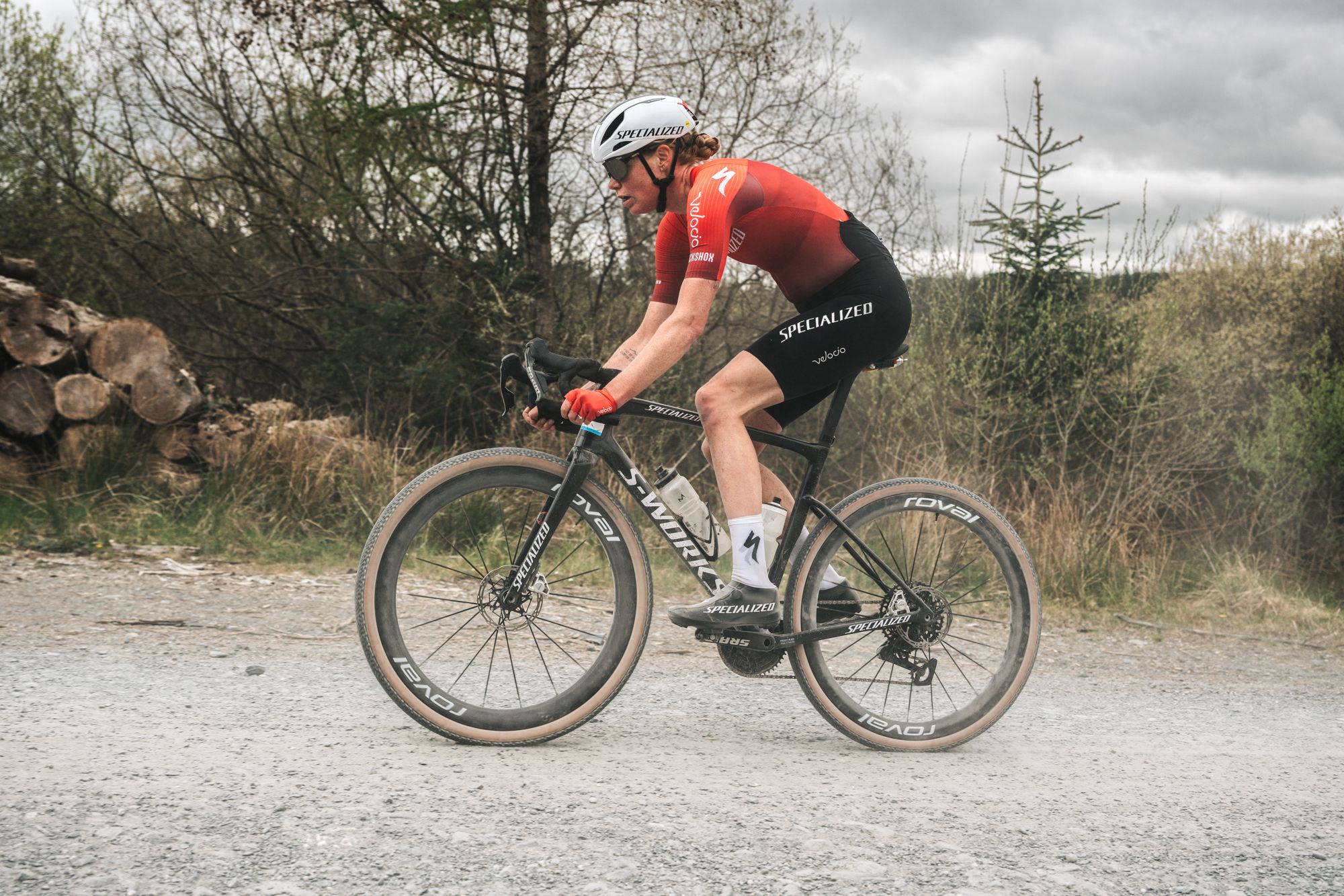 New Tarmac-inspired Specialized Crux spotted in the wild at The Gralloch