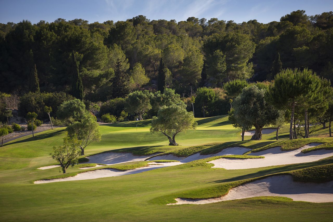 The par 5 11th at Las Colinas
