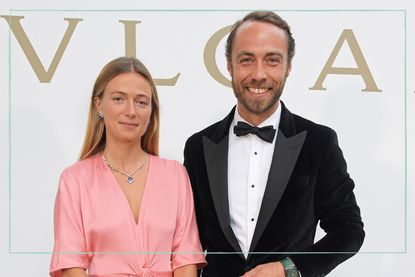 James Middleton and his wife Alizee - Middleton family baby