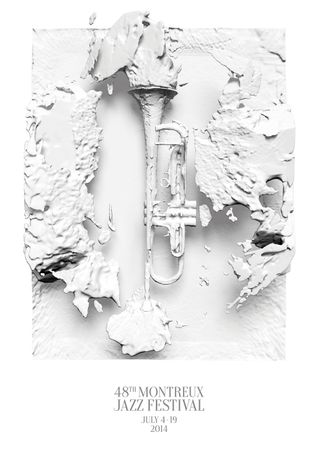 Montreux Jazz Festival poster 2014 © Artwork by Yoann Lemoine (Woodkid)