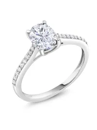 Gem Stone King 10K White Gold Ring | $1,250 | $459.99