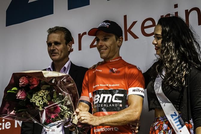 Philippe Gilbert (BMC Racing Team) on the podium as the stage 3 winner