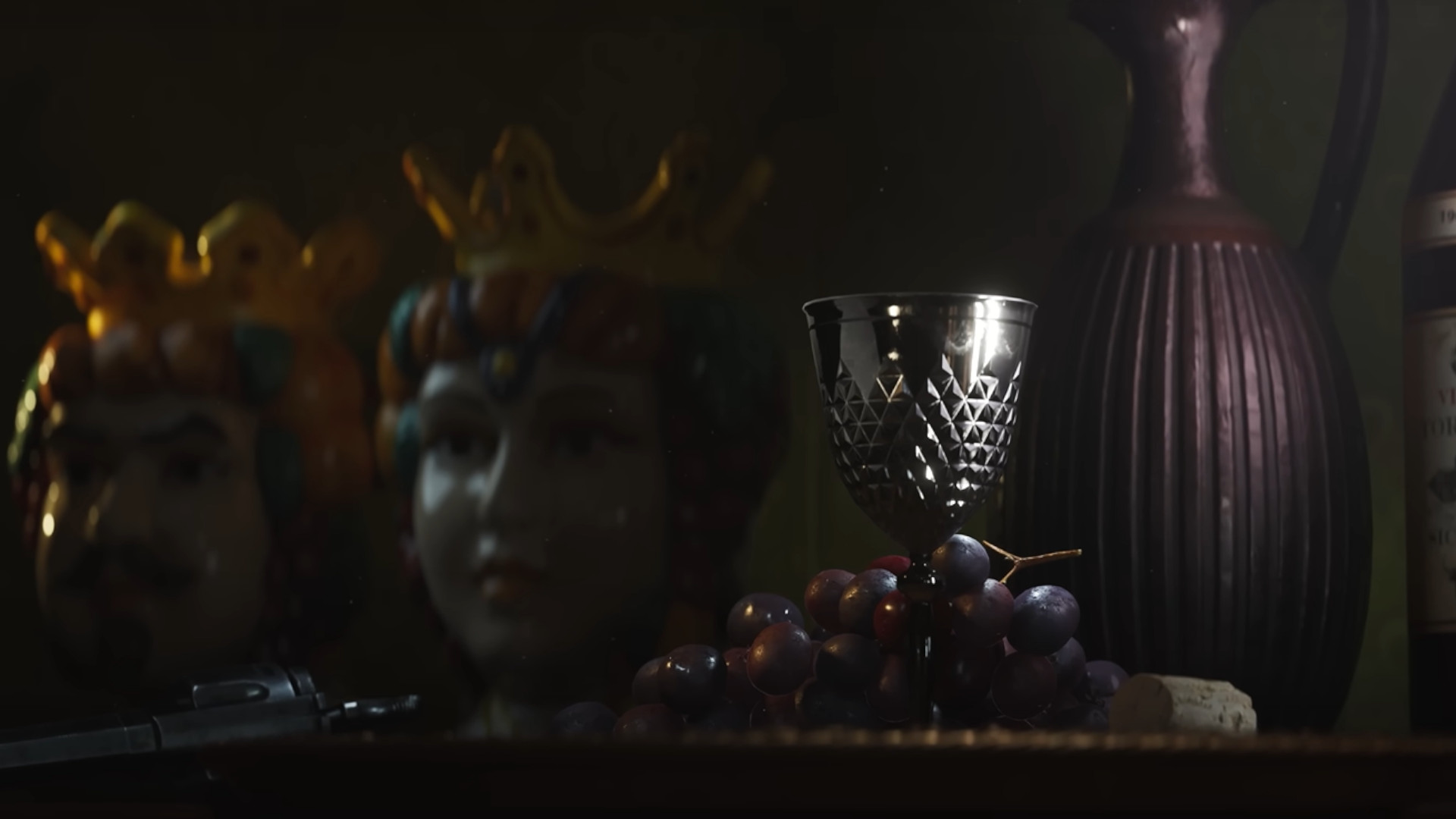 A screenshot from the new game “Mafia: The Old Country” showing a silver trophy.