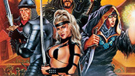 The Elder Scrolls: Arena title art of party of characters